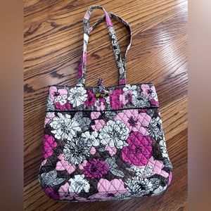Vera Bradley Mocha Rouge (retired pattern) Tote Bag